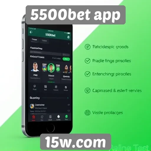 Análise das funcionalidades do 5500bet app